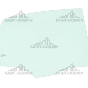 RH REAR DOOR GLASS GREEN (2 HOLES) SEKURIT